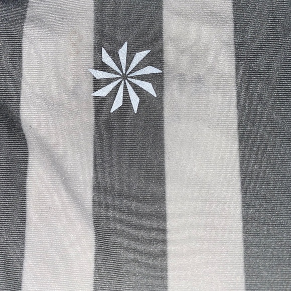 Athleta Striped Tank Muscle Tee Women’s Size Extra Small (XS) - Picture 3 of 6